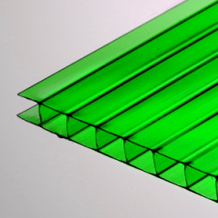 Сотовый поликарбонат Практичный, 2100х12000x8 мм, зеленый